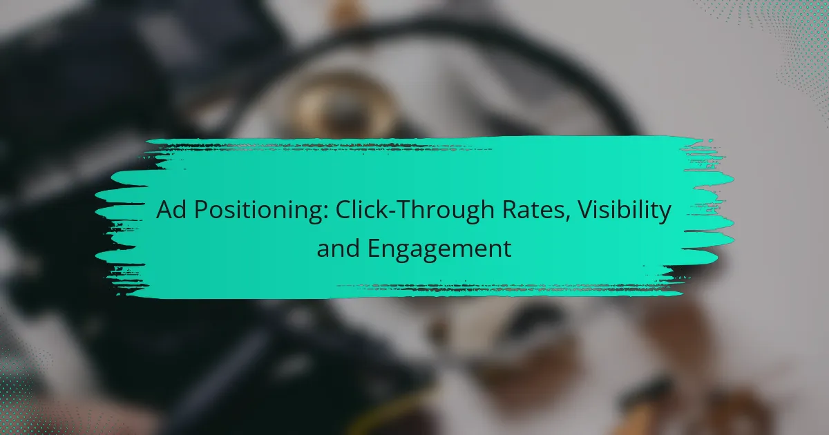 Ad Positioning: Click-Through Rates, Visibility and Engagement