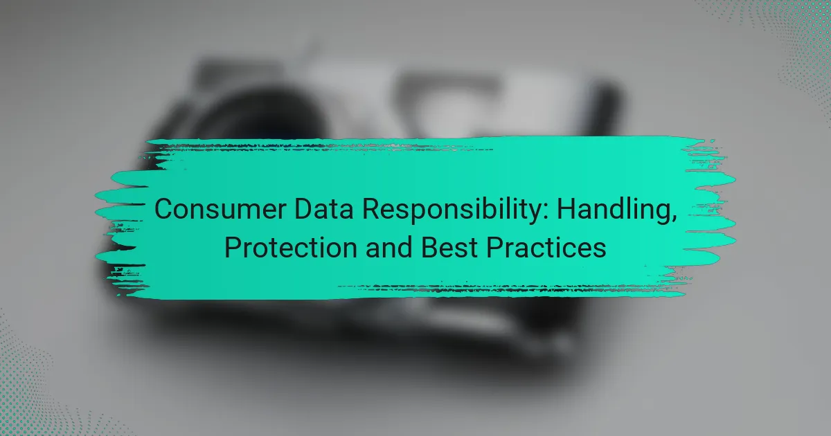 Consumer Data Responsibility: Handling, Protection and Best Practices
