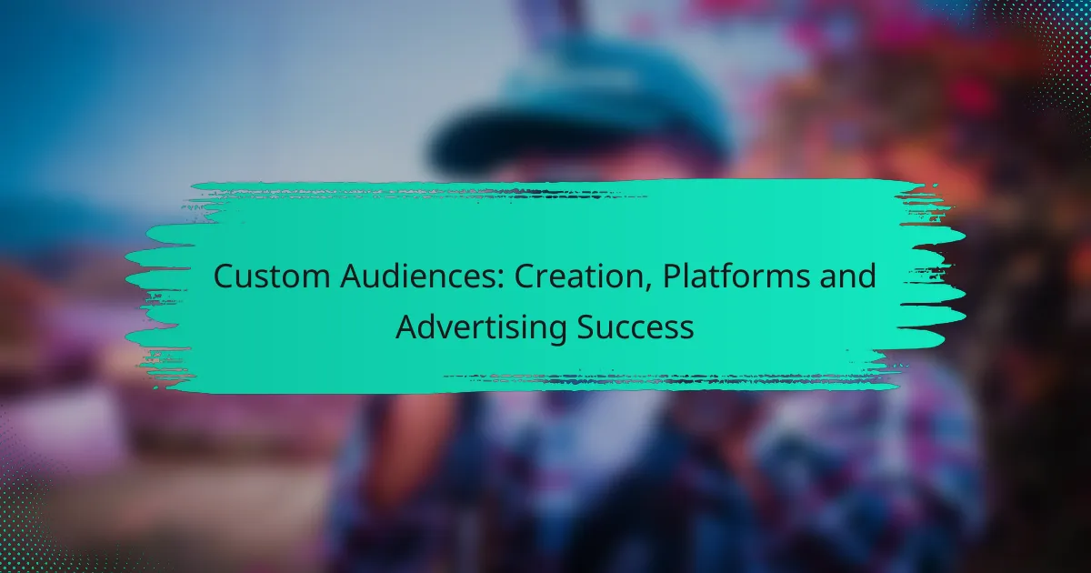 Custom Audiences: Creation, Platforms and Advertising Success