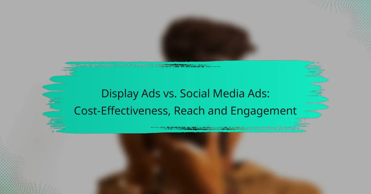 Display Ads vs. Social Media Ads: Cost-Effectiveness, Reach and Engagement